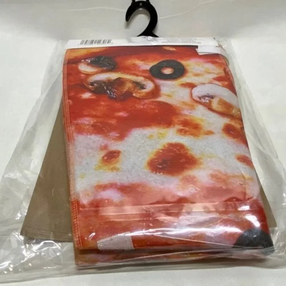 Kids‎ Costume Pizza Slice One Size Toy Box Dress Up 3D Accent Pepperoni 3+ NWT